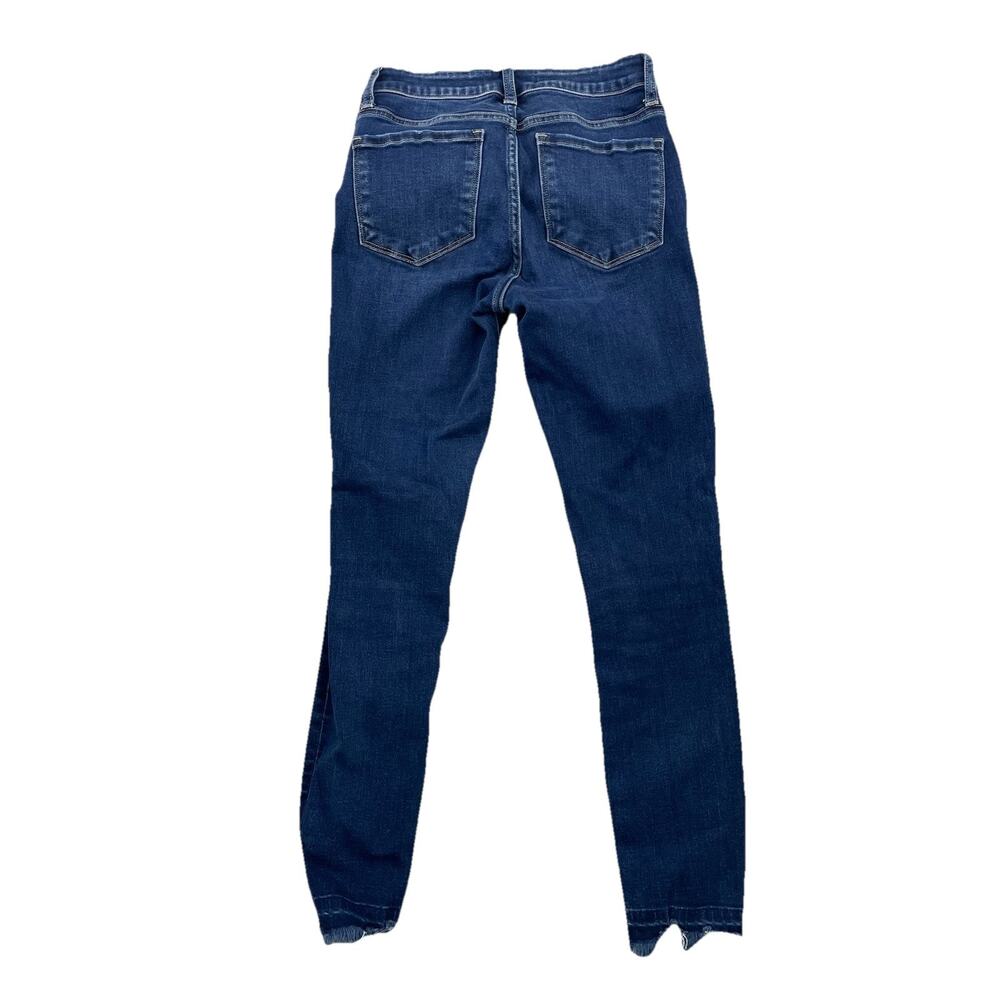 Flying Monkey Women Jeans Size 26 Blue Stretch 26" Inseam Dark Wash 64-10